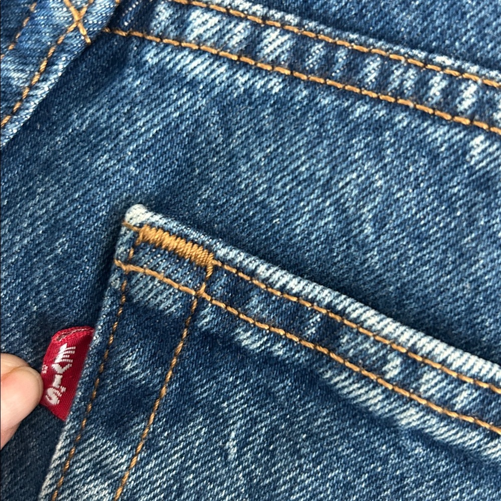 Levi’s premium Denim ribcage High-Waisted Women Shorts size 27 - Picture 7 of 9